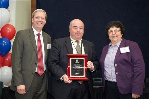 Pictured at center is Mr. Brian Pulvino of FCSD after accepting an award on behalf of CiTi 