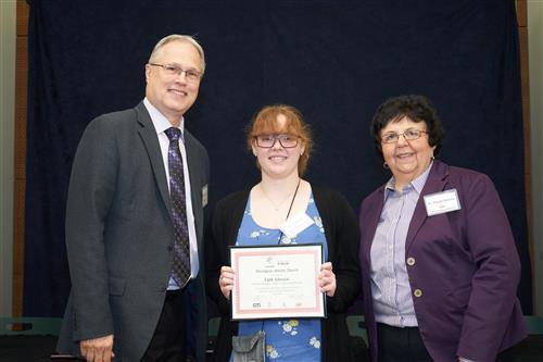 Central Square's Faith Johnson is pictured at center 