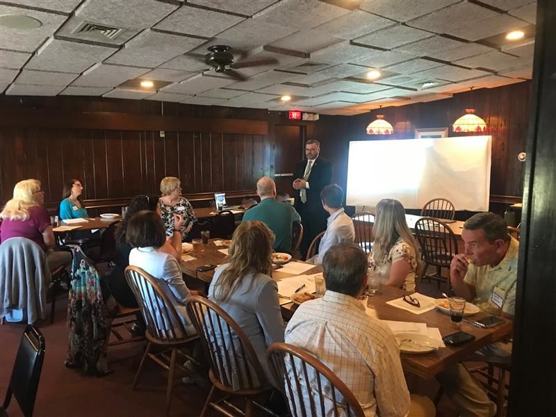 Community stakeholders listen and engage at the OCECA community employers advisory forum.